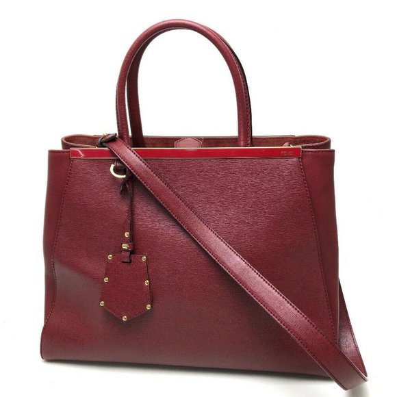 FENDI 8BH250 Trois Joule Hand Bag Shoulder Bag 2wa